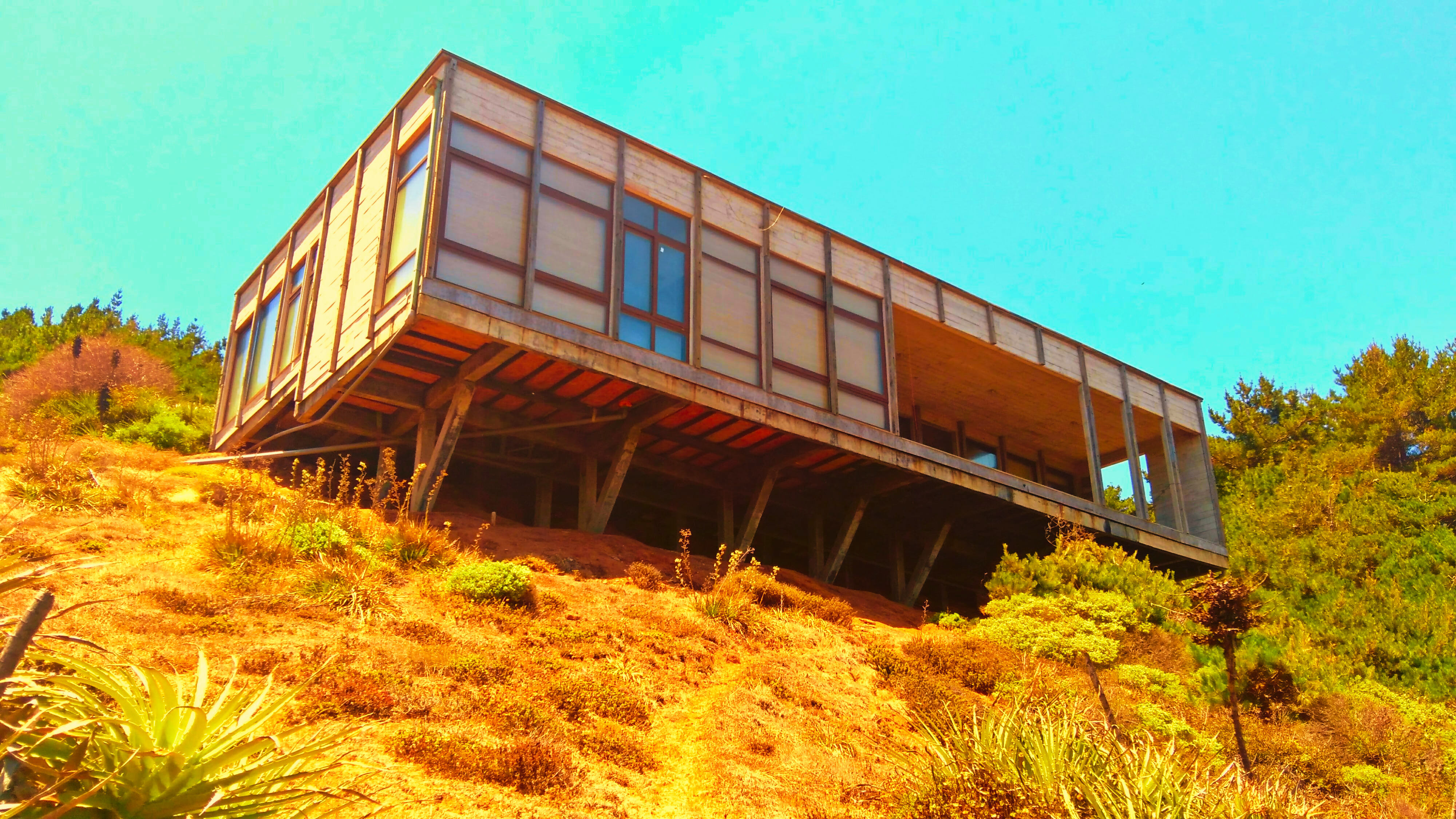 Exterior casa de madera