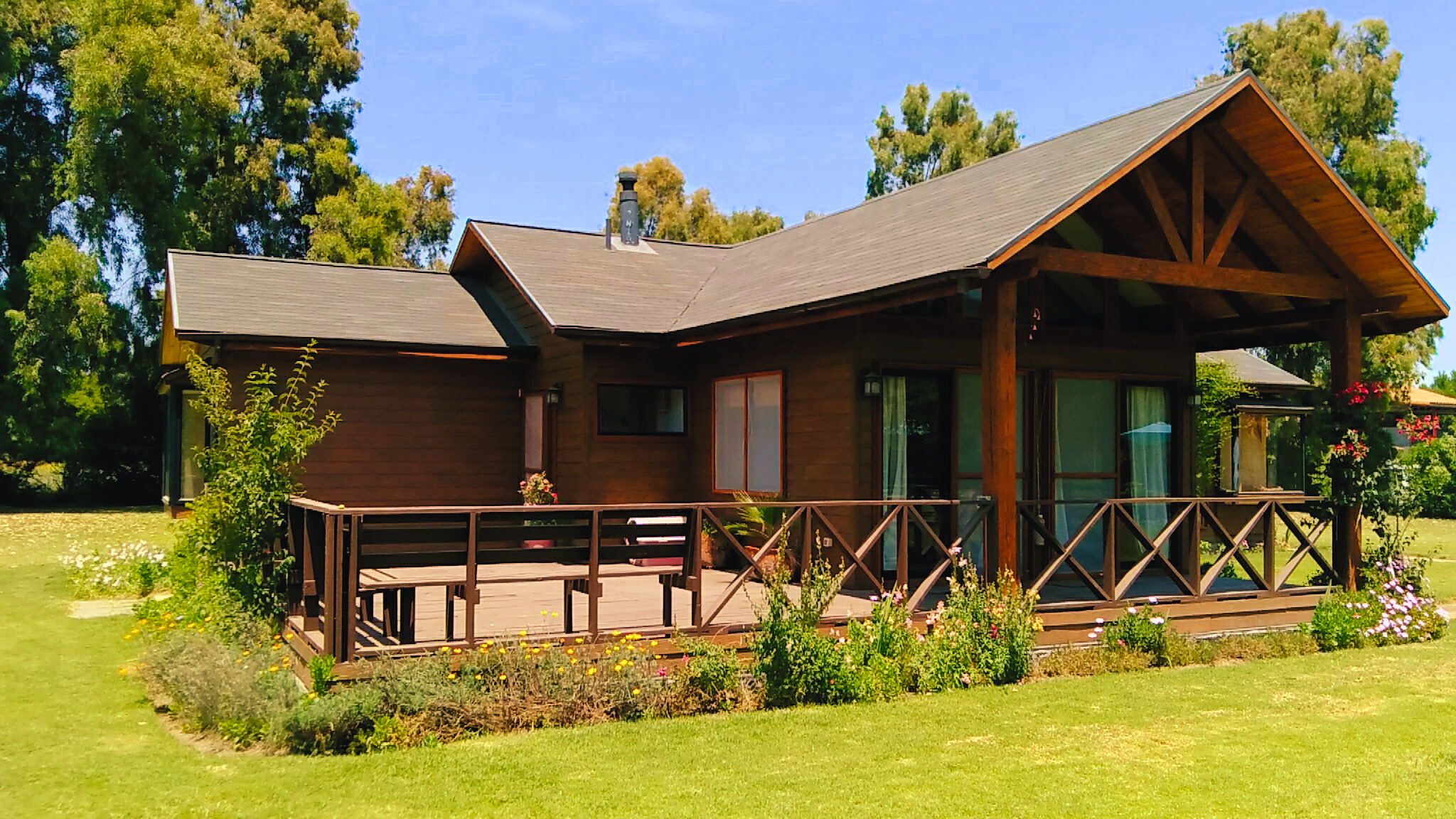 Exterior casa de madera